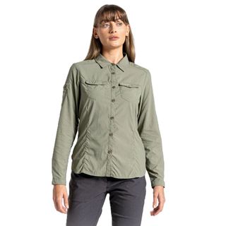 Craghoppers Nosilife Adventure Long Sleeve Shirt - Soft Moss