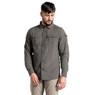 Craghoppers Nosilife Adventure 2 Long Sleeve Shirt - Dark Khaki