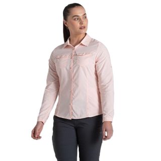Craghoppers Nosilife Adventure Long Sleeve Shirt - Seashell