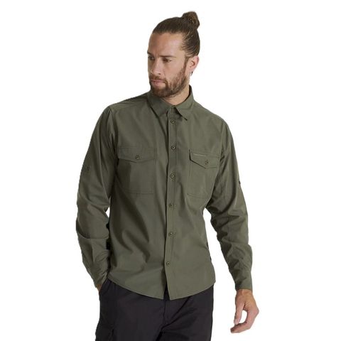 Craghoppers Kiwi Long Sleeve Shirt - Cedar