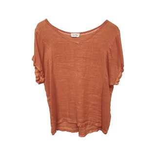 Frederic Linen Shirt - Orange