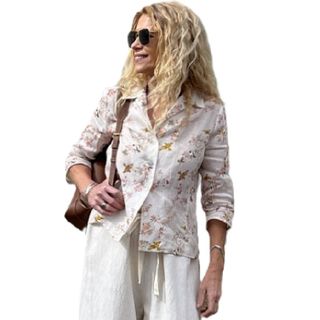Jiva Fitted Shirt - Golden Bird