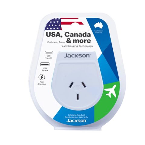 Jackson Travel Adaptor Usa & Canada
