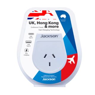 Jackson Travel Adaptor - Uk & Hong Kong