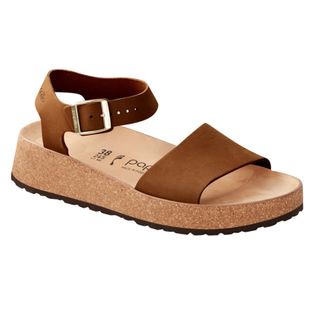 Birkenstock Glenda Nubuc Narrow - Pecan