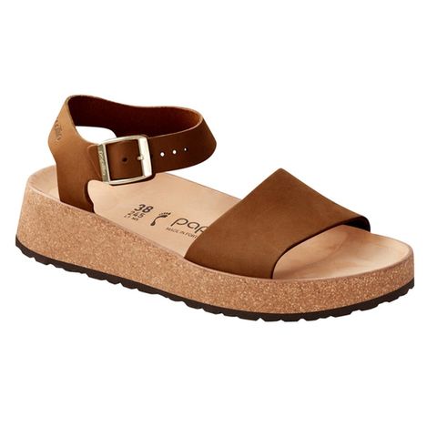 Birkenstock Glenda - Nubuck Leather - Narrow - Pecan