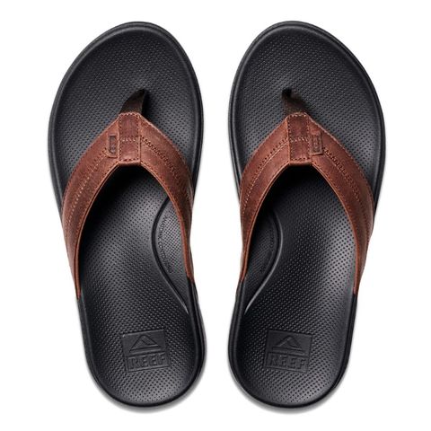 Reef Men's Cushion Phantom Leather 2.0 - Black / Brown