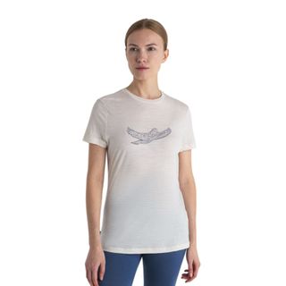 Icebreaker Women's Merino 150 Tech Lite Iii T-shirt Kea - Chalk