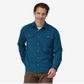 Patagonia Long Sleeved Organic Cotton Midweight Fjord Flannel Shirt - Lagom Blue