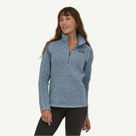 Patagonia Women's Better Sweater 1/4 Zip - Steam Blue