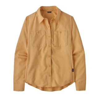 Patagonia Women's Long Sleeved Self Guided Hike Shirt - Sandy Melon