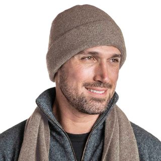 Koru Plain Beanie - Mocha
