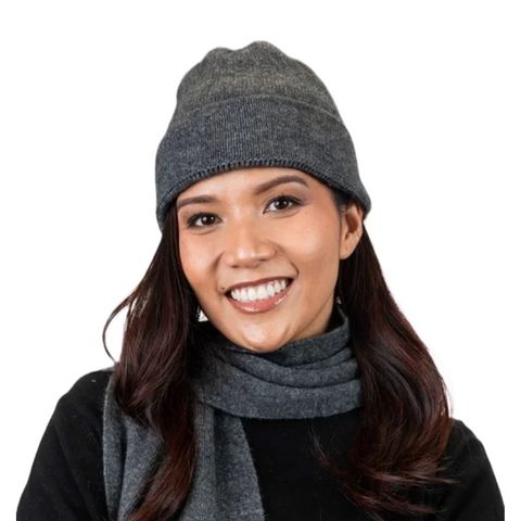 Koru Plain Beanie Grey