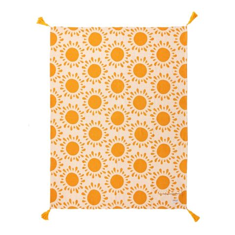 Sunni Scenes Tangerine Throw Rug