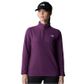 The North Face Women's 100 Glacier ¼ Zip Fleece - Black Currant Purple