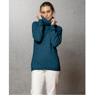 Noble Wilde Women's Polo Neck Sweater - Tui