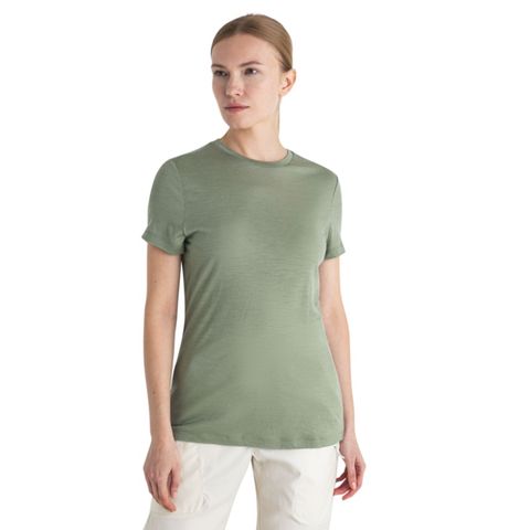 Icebreaker Women's Merino Tech Lite Short Sleeve - Lichen