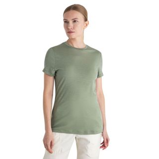 Icebreaker Women's Merino Tech Lite Short Sleeve - Lichen