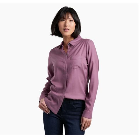 Kuhl Women's Long Sleeve Hadley Shirt - Mauve