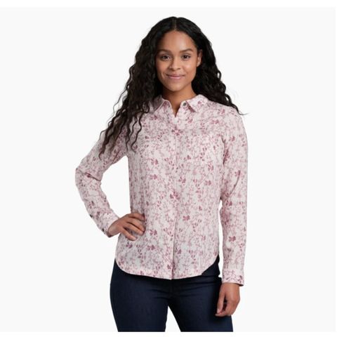 Kuhl Women's Long Sleeve Hadley Shirt - Thistle Print