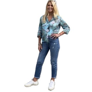 Jiva Fitted Shirt - Chinoiserie