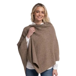 Koru Two Way Poncho - Mocha