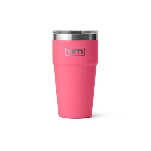 Yeti Rambler 20oz Cup Stack Trop Pink