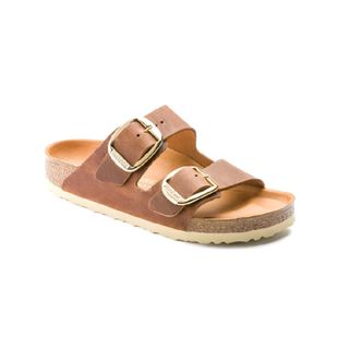 Birkenstock Arizona Big Buckle Oiled Leather - Narrow - Cognac