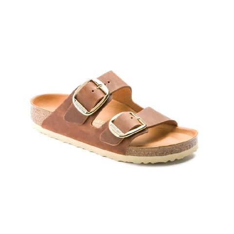 Birkenstock Arizona Big Buckle Oiled Leather - Narrow - Cognac