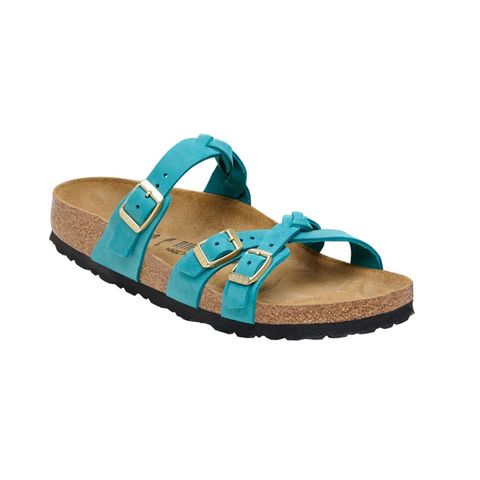 Birkenstock Franca Braided Oiled Leather - Regular - Biscay Bay