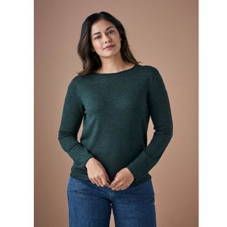 Uimi Phoebe Jersey Crew Top - Seaweed