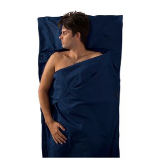 Sea To Summit Premium Cotton Travel Liner - Rectangular Navy