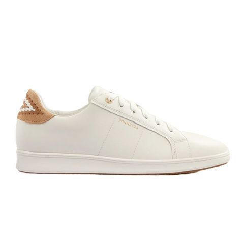 Frankie 4 Jackie V - White / Tan