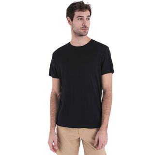 Icebreaker Men's Merino 150 Tech Lite Short Sleeve - Black