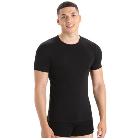 Icebreaker Men's Anatomica Short Sleeve Crew - Black