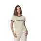 Patagonia Women's 73 Text Logo Organic Ringer Tee - Birch White