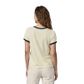 Patagonia Women's 73 Text Logo Organic Ringer Tee - Birch White