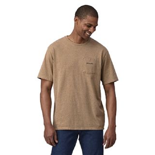 Patagonia Men's Line Logo Ridge Pocket Responsibili-tee - Grayling Brown