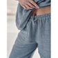 Eadie Lifestyle Fundamental Wide Linen Pant - Blue