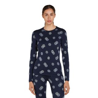 Icebreaker Women's Merino 260 Vertex Crew - Falling Flakes