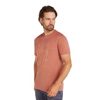 Icebreaker Men's 150 Tech Lite Short Sleeve Camping Essentials - Cedar