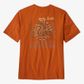 Patagonia Men's Earth Currents Organic T-shirt - Red Tail Rust