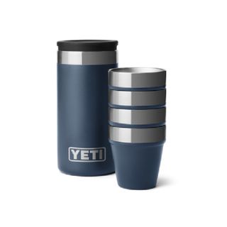 Yeti Shot Glasses With Carrying Case - Navy