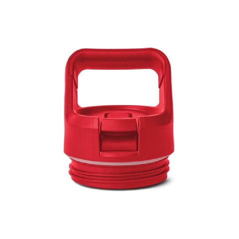 Yeti Rambler Straw Cap Rescue Red