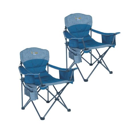 Oztrail Monarch Chair Twin Pack