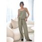 Eadie Lifestyle Fundamental Wide Linen Pant - Pistachio