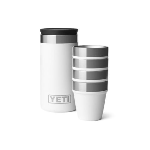 Yeti Shot Glasses & Case White