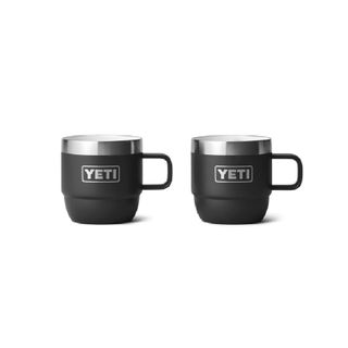 Yeti Rambler 6oz Mug 2pk - Black