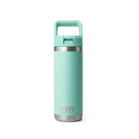 Yeti Rambler 18oz Straw Seafoam