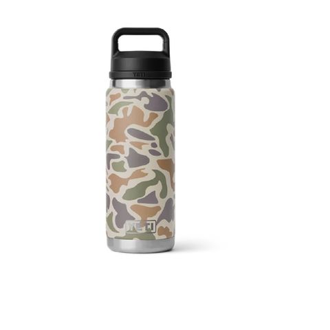 Yeti Rambler 26oz Chug Tan Camo